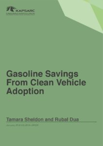 Gasoline Savings From Clean Vehicle Adoption