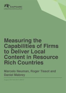 Measuring the Capabilities of Firms to Deliver Local Content in Resource Rich Countries