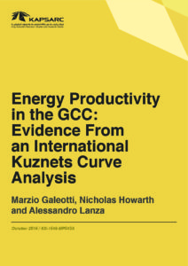 Energy Productivity in the GCC: Evidence From an International Kuznets Curve Analysis