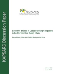 Economic Impacts of Debottlenecking Congestion in the Chinese Coal Supply Chain