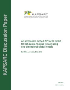 An Introduction to the KAPSARC Toolkit for Behavioral Analysis (KTAB)