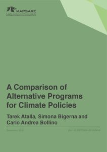 A Comparison of Alternative Programs for Climate Policies