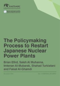 The Policymaking Process to Restart Japanese Nuclear Power Plants