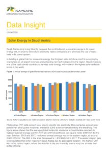 Solar Energy in Saudi Arabia