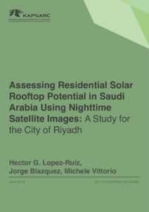 Assessing Residential Solar Rooftop Potential in Saudi Arabia Using Nighttime Satellite Images: A Study for the City of Riyadh