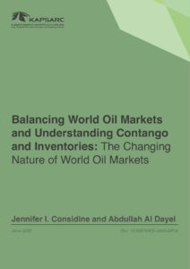 Balancing World Oil Markets and Understanding Contango and Inventories: The Changing Nature of World Oil Markets