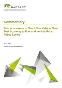 Responsiveness of Saudi New Vehicle Fleet Fuel Economy to Fuel and Vehicle Price Policy Levers