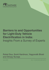 Barriers to and Opportunities for Light-Duty Vehicle Electrification in India: Insights From a Survey of Experts