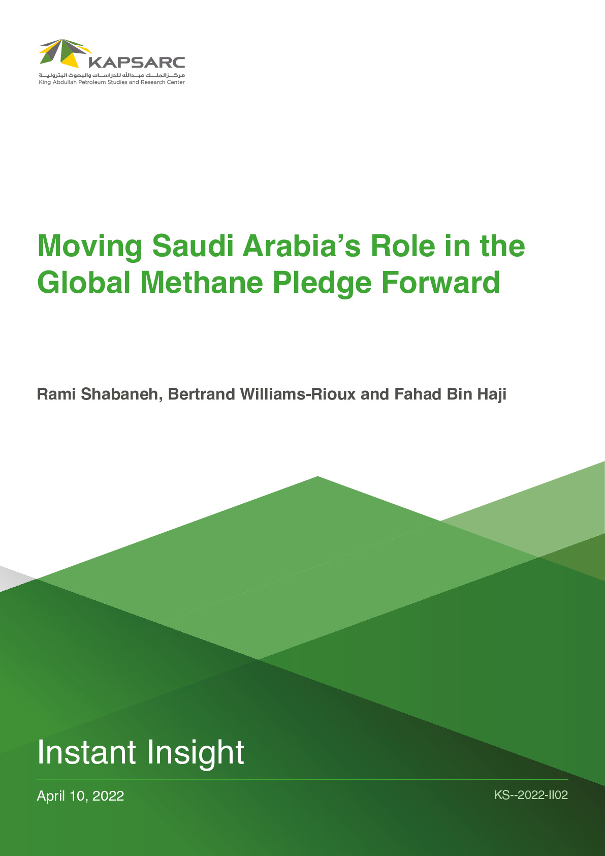 Moving Saudi Arabia’s Role in the Global Methane Pledge Forward