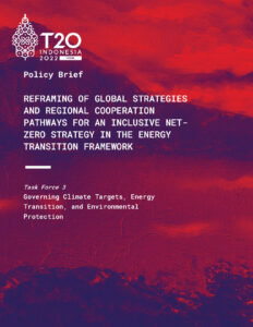 Reframing of Global Strategies and Regional Cooperation Pathways for an Inclusive Net-Zero Strategy in the Energy Transition Framework