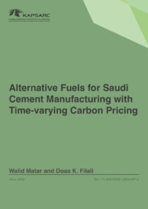 Alternative Fuels for Saudi Cement Manufacturing with Time-varying Carbon Pricing