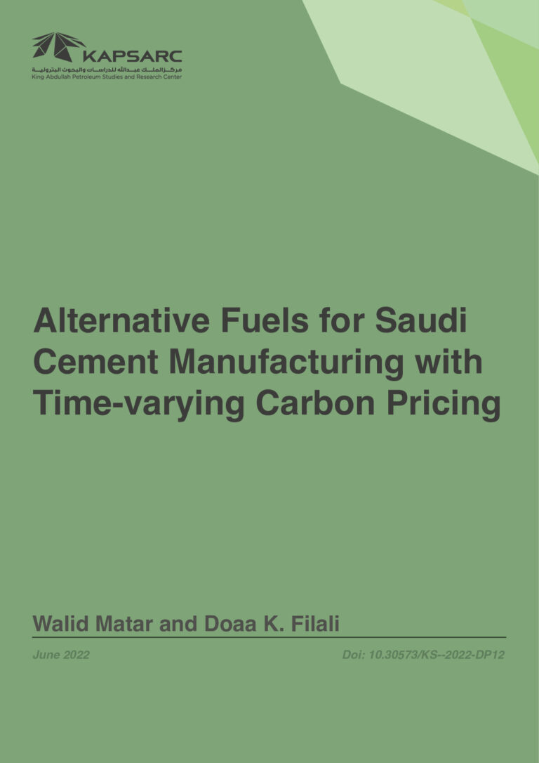 Alternative Fuels for Saudi Cement Manufacturing with Time-varying Carbon Pricing