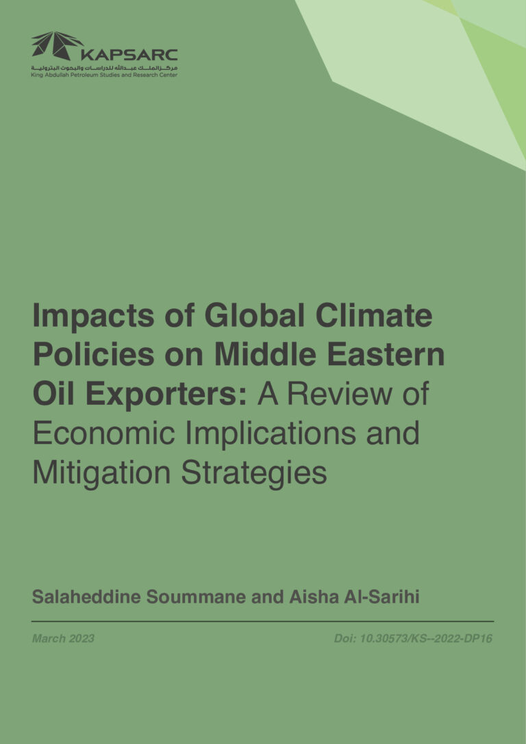 Impacts of Global Climate Policies on Middle Eastern Oil Exporters: A Review of Economic Implications and Mitigation Strategies