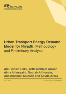 Urban Transport Energy Demand Model for Riyadh: Methodology and Preliminary Analysis
