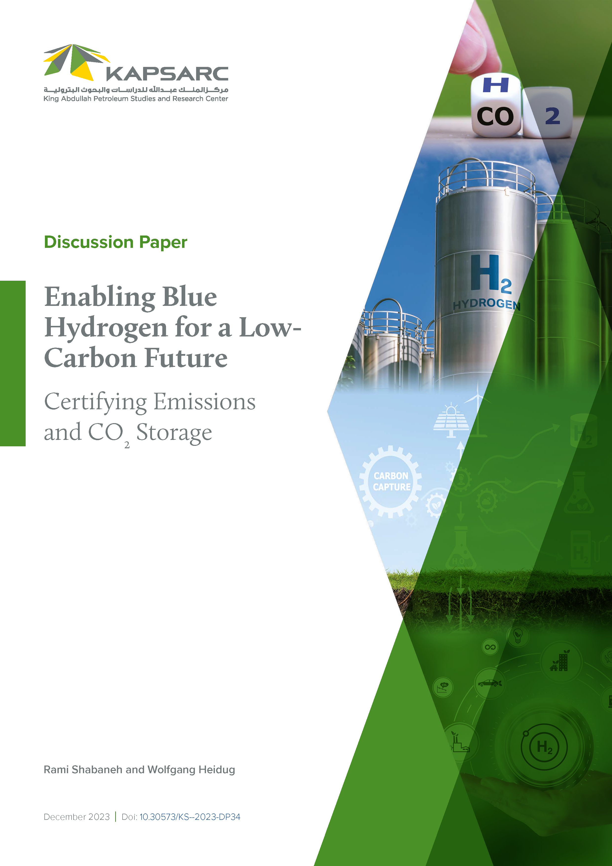 Enabling Blue Hydrogen for a Low- Carbon Future: Certifying Emissions and CO2 Storage