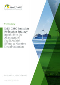 IMO GHG Emission Reduction Strategy: Insight into the Alignment of Saudi Arabia’s Efforts at Maritime Decarbonization