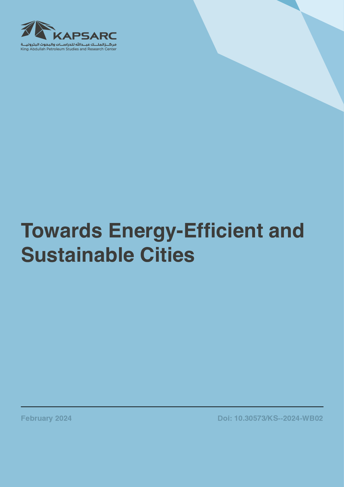 Towards Energy-Efficient and Sustainable Cities