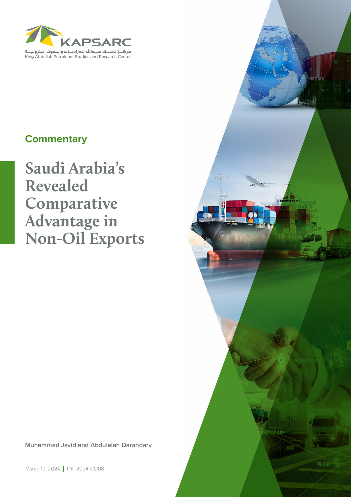 Saudi Arabia’s Revealed Comparative Advantage in Non-Oil Exports