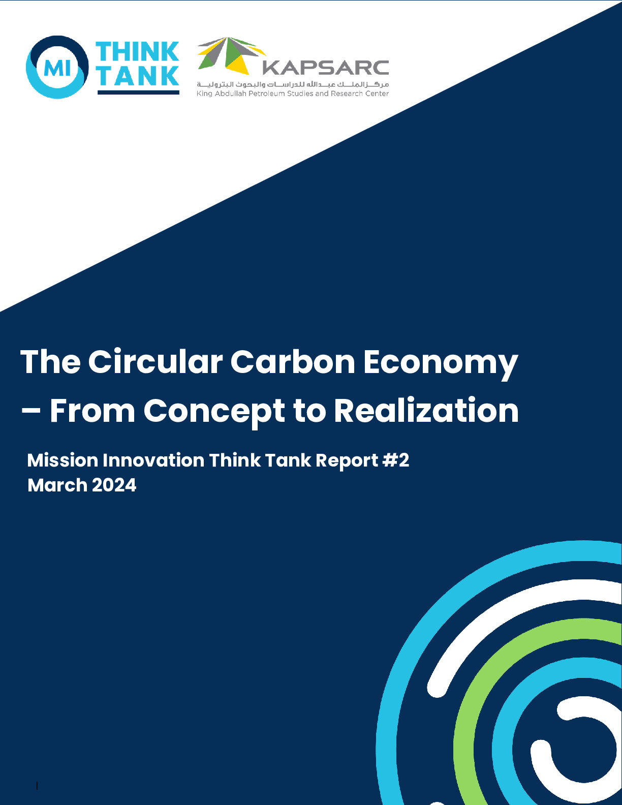 The Circular Carbon Economy – From Concept to Realization