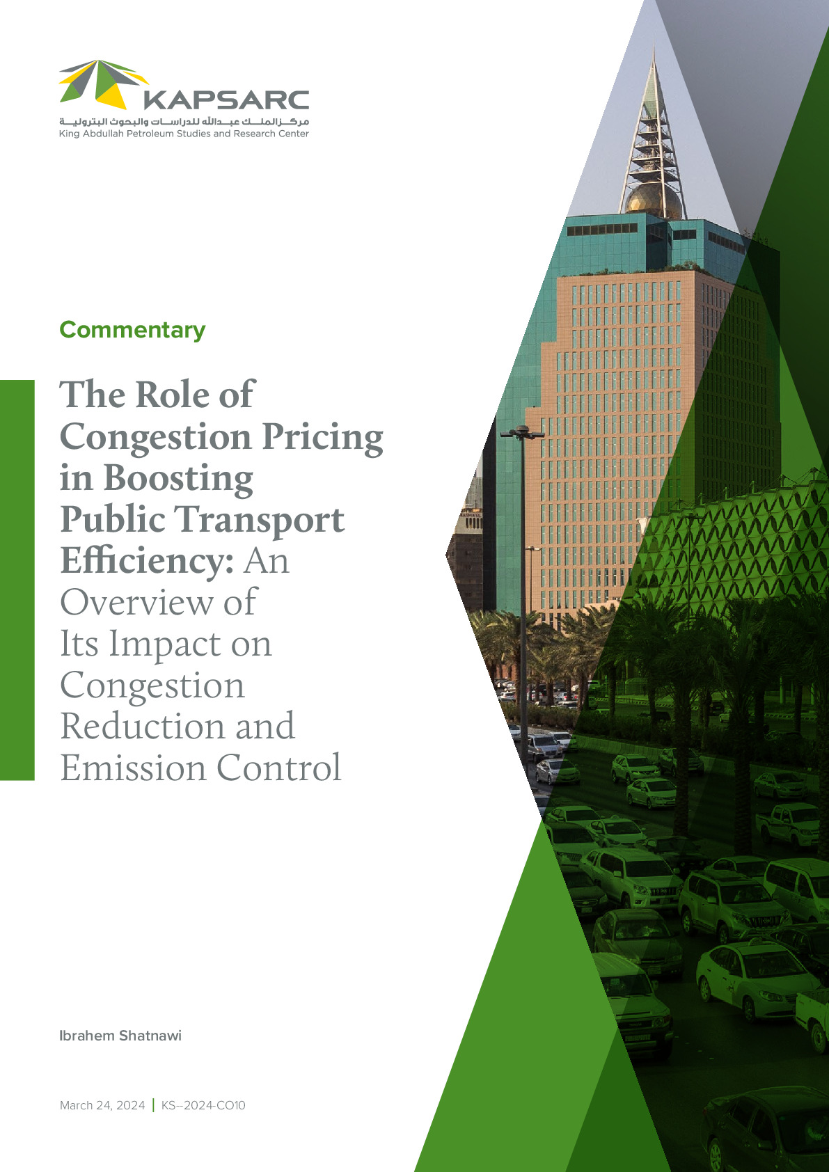 The Role of Congestion Pricing in Boosting Public Transport Efficiency: An Overview…