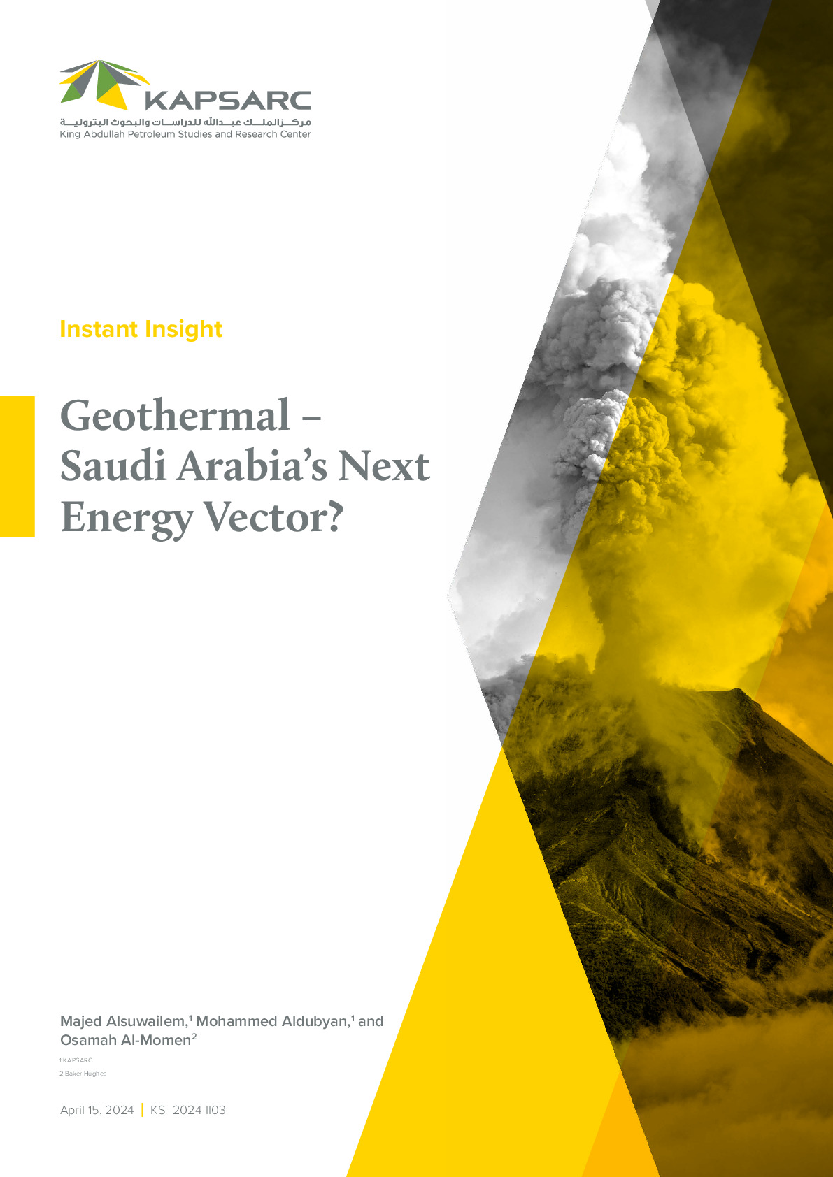 Geothermal – Saudi Arabia’s Next Energy Vector?
