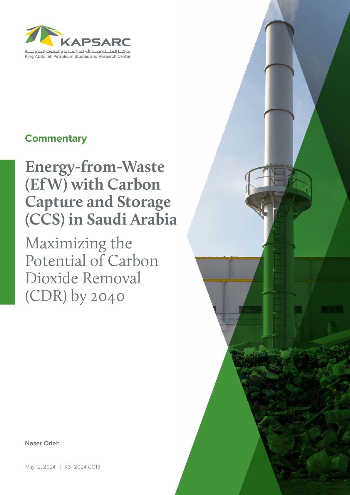 Energy-from-Waste (Ef W) with Carbon Capture and Storage (CCS) in Saudi Arabia