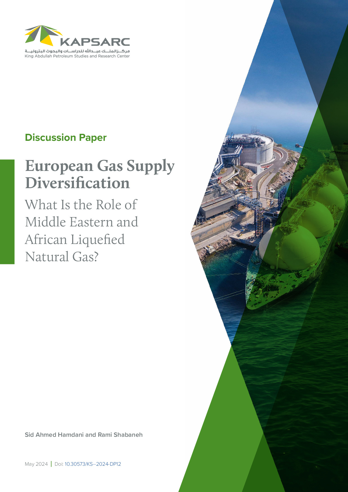 European Gas Supply Diversification: What Is the Role of Middle Eastern and African Liquefied Natural Gas?
