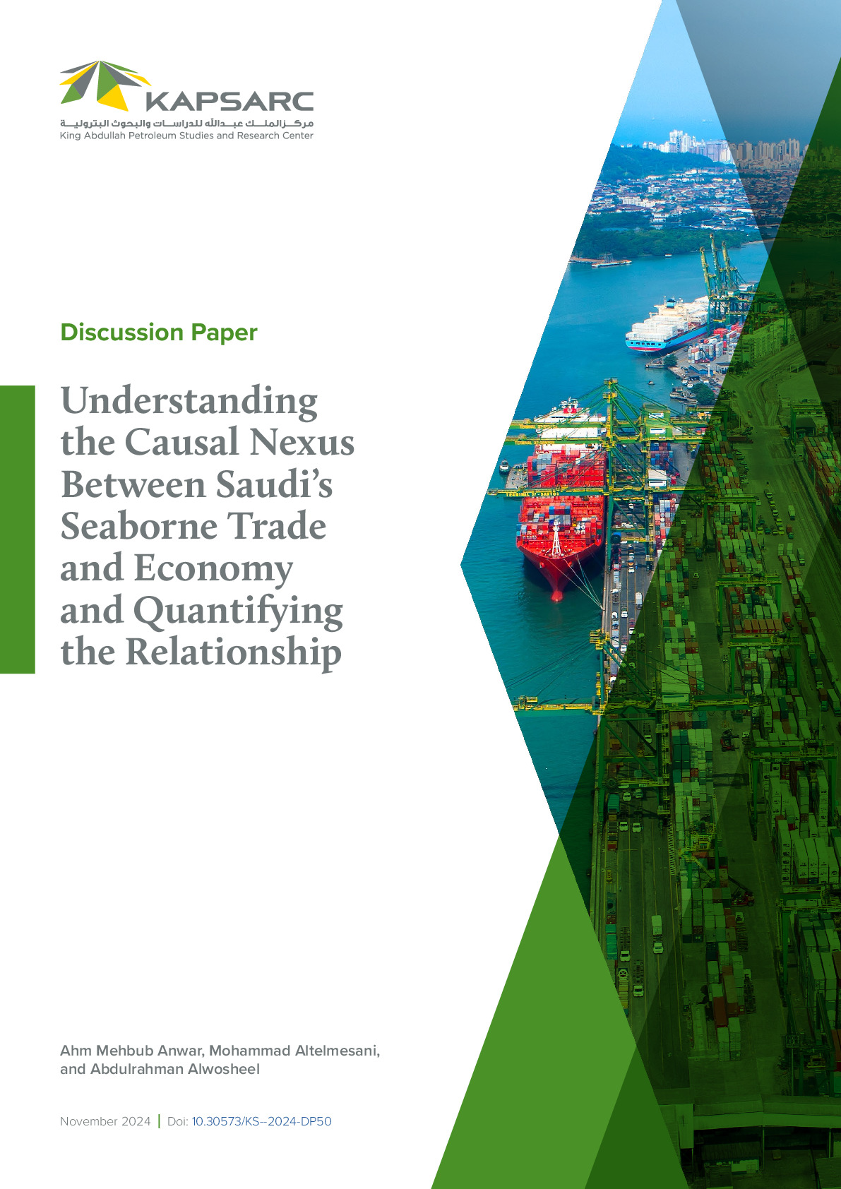 Understanding the Causal Nexus Between Saudi’s Seaborne Trade and Economy and Quantifying…