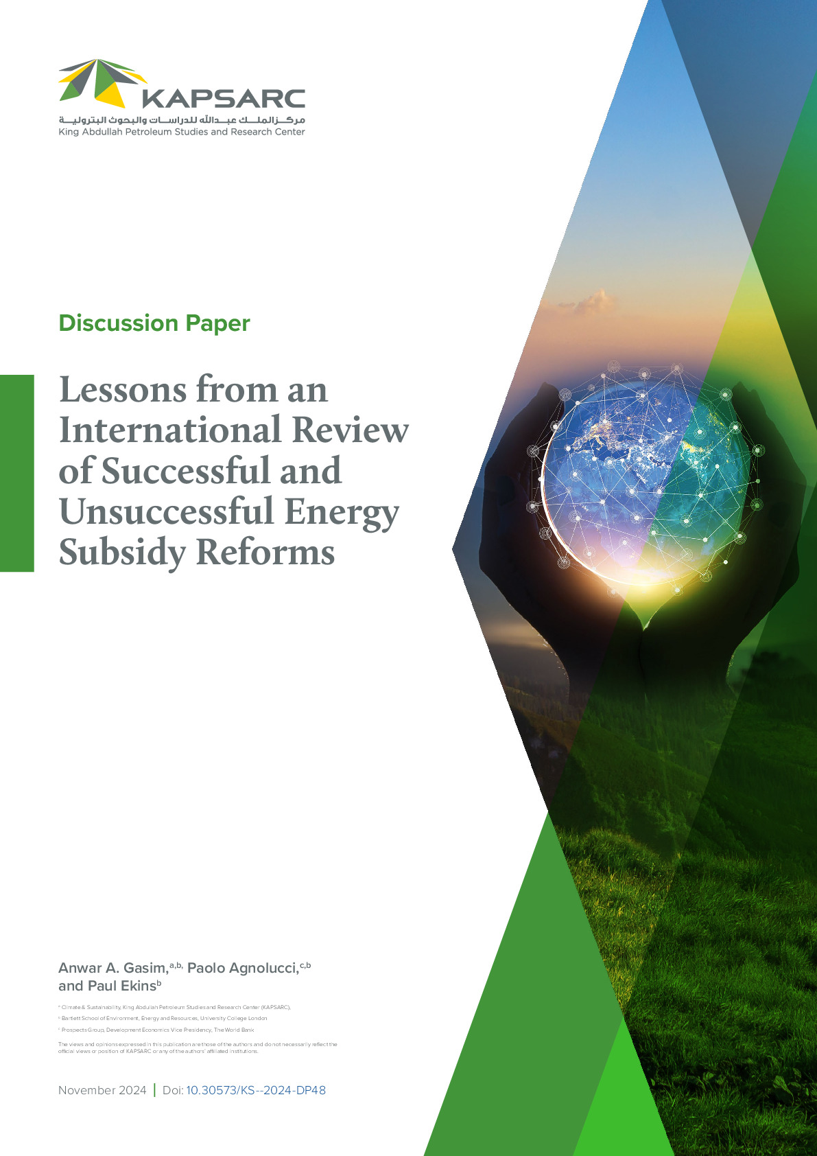 Lessons from an International Review of Successful and Unsuccessful Energy Subsidy Reforms