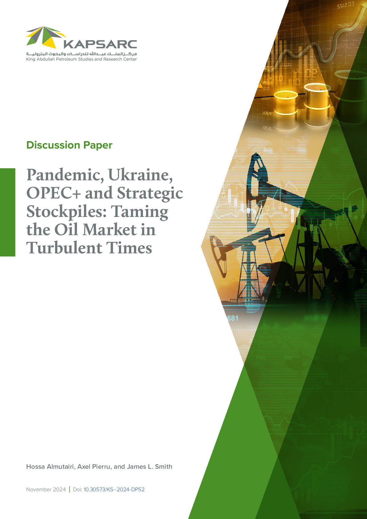 Pandemic, Ukraine, OPEC+ and Strategic Stockpiles: Taming the Oil Market in Turbulent…