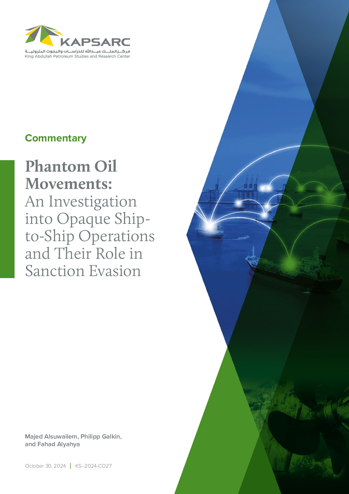 Phantom Oil Movements: An Investigation into Opaque Ship- to-Ship Operations and Their…