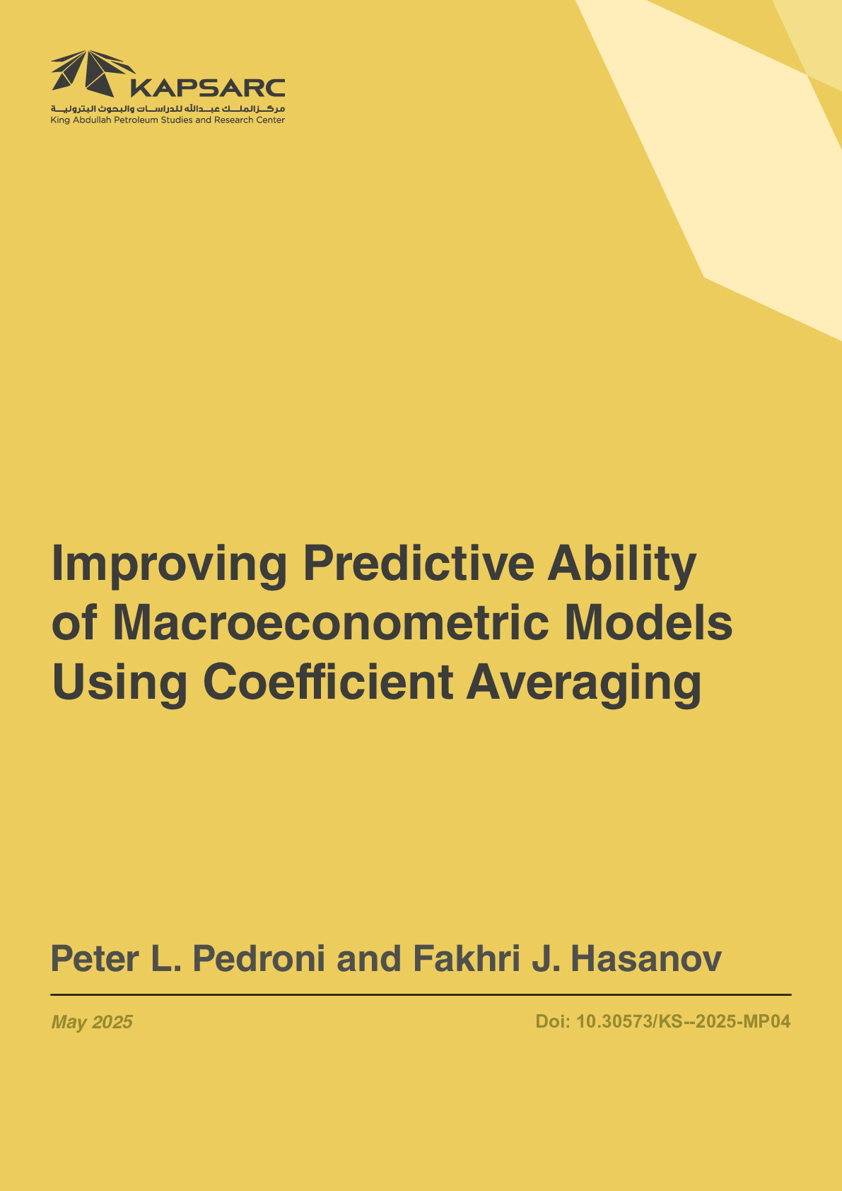 Improving Predictive Ability of Macroeconometric Models Using Coefficient Averaging