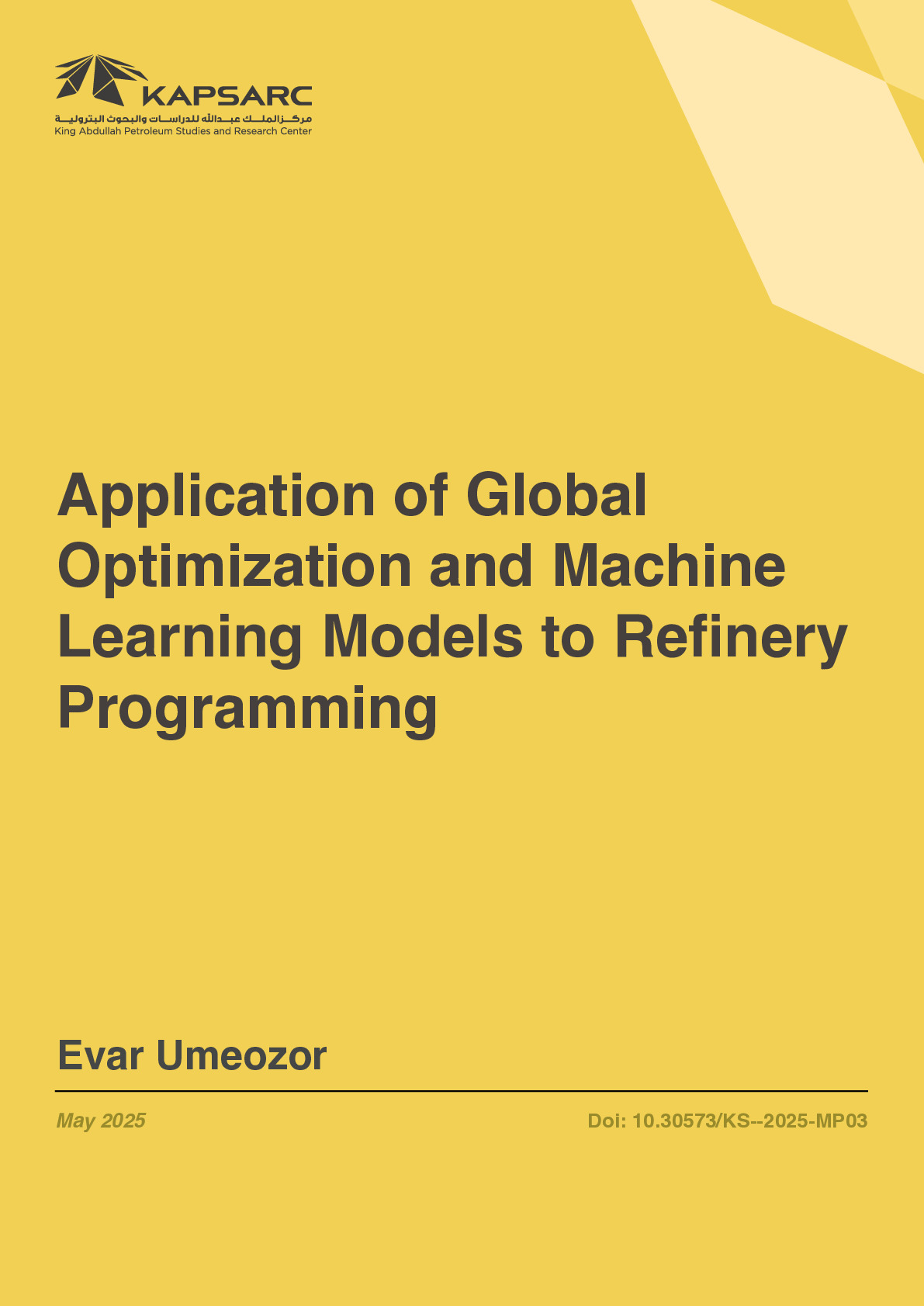 Application of Global Optimization and Machine Learning Models to Refinery Programming