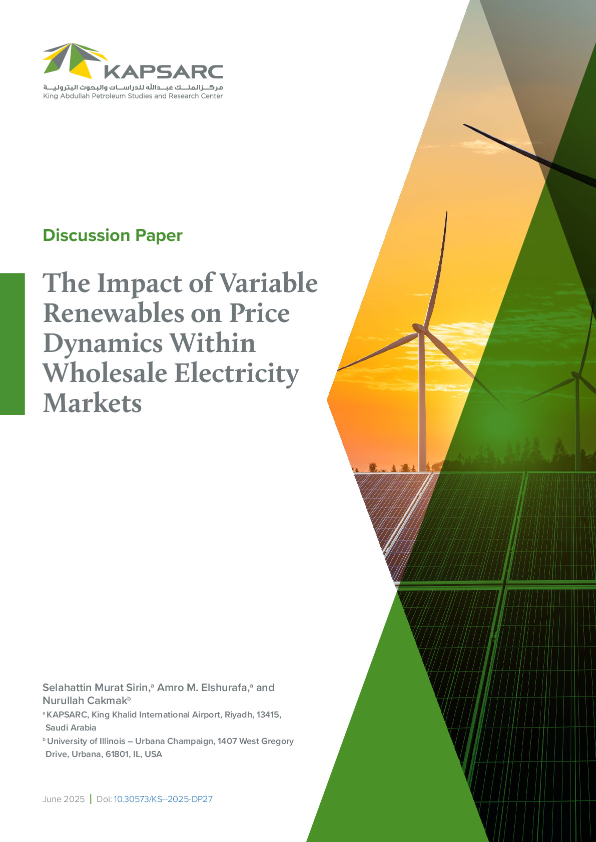 The Impact of Variable Renewables on Price Dynamics Within Wholesale Electricity Markets